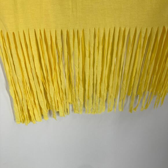 Hayden Los Angeles Yellow Fringe Aztec Western Top Women’s Medium NEW - Picture 7 of 11